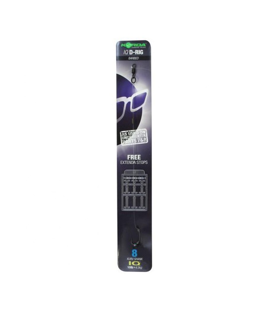 korda IQ D-Rig barbless kurv shank 8