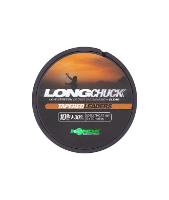 Korda LongChuck Tapered Leaders 10-30lb/0.27-0.47mm