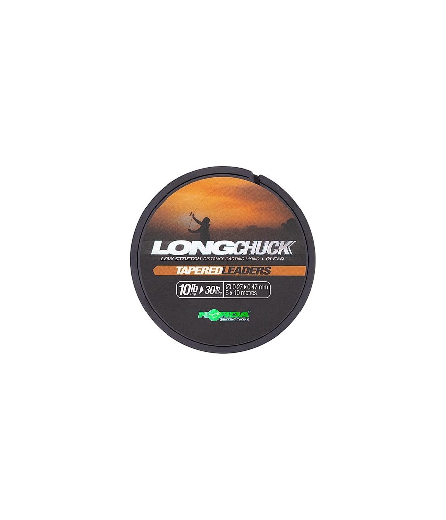 Korda LongChuck Tapered Leaders 10-30lb/0.27-0.47mm