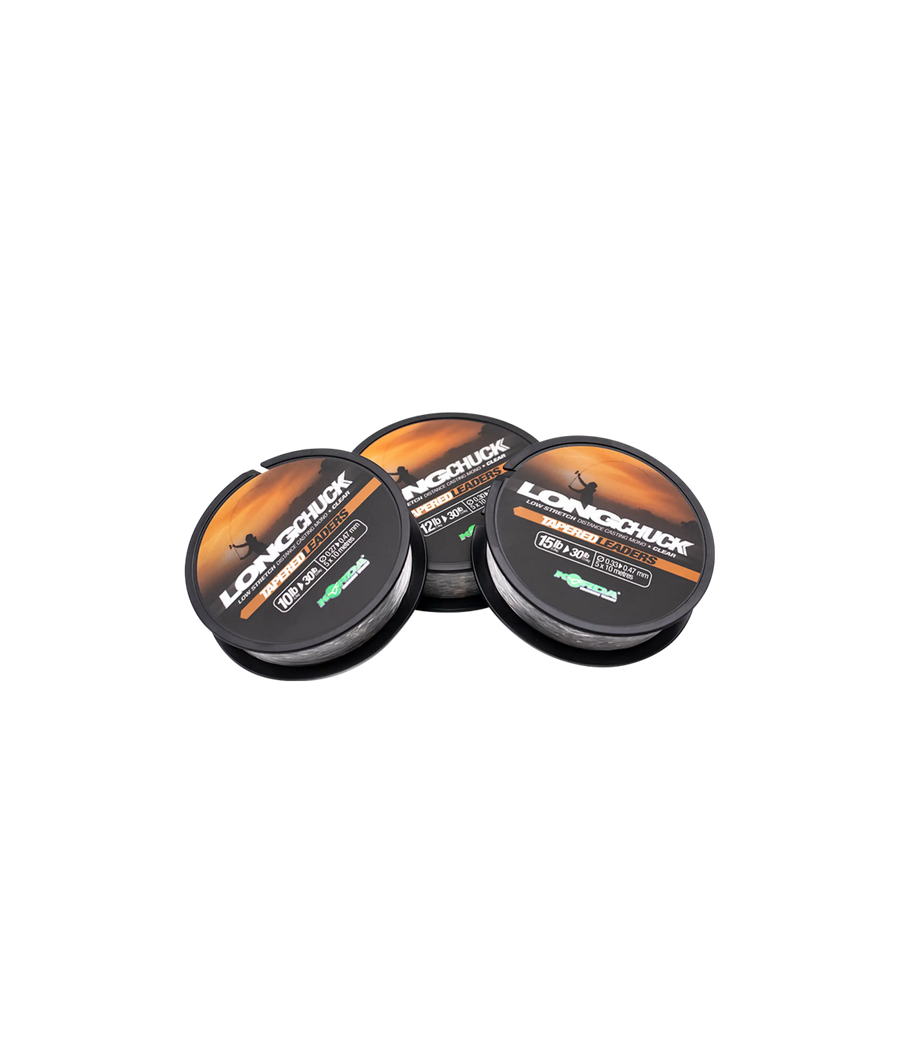 Korda LongChuck Tapered Leaders 10-30lb/0.27-0.47mm