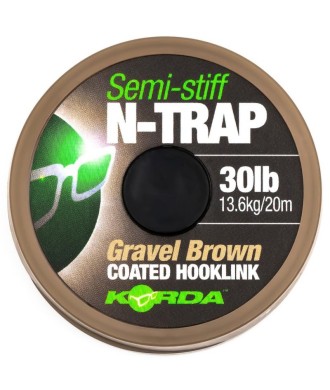 Korda Semi-Stiff N-Trap Gravel Brown 30lb 20m