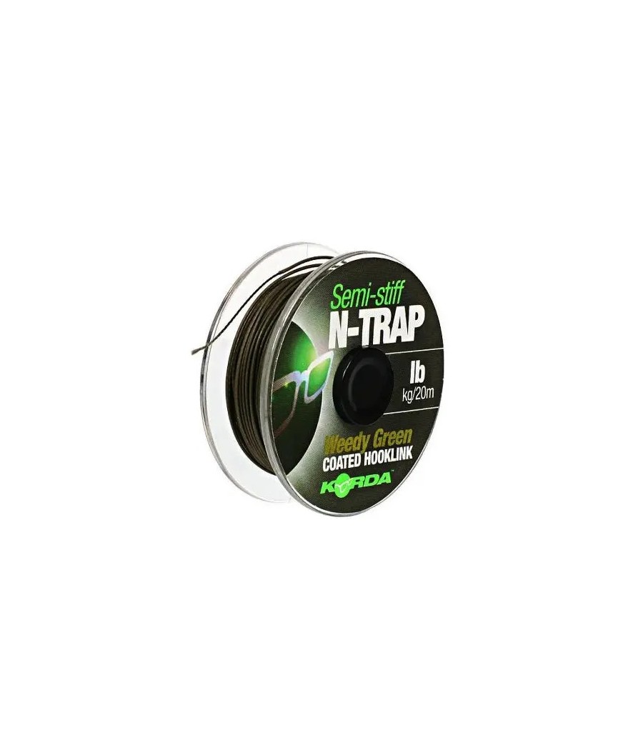 Korda Semi-Stiff N-Trap Weedy Green 20lb 20m