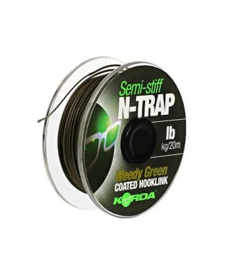 Korda Semi-Stiff N-Trap Weedy Green 15lb 20m