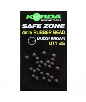 Korda Koraliki Rubber Bead 4mm Muddy Brown