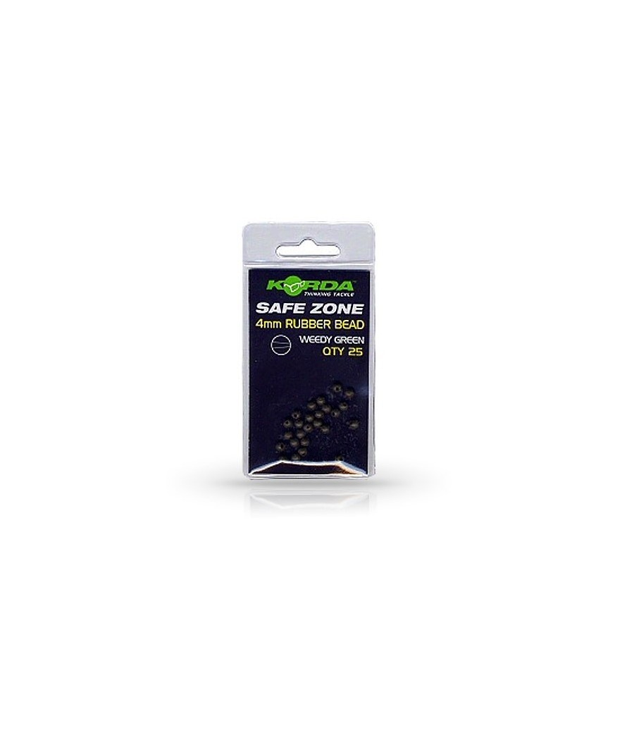 Korda Koraliki Rubber Bead 4mm Weedy Green