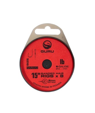 Guru Przypony SMWG Bait Bands Rig 15 inch 10 (0.19mm)