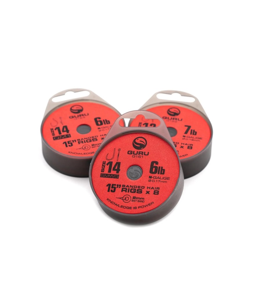Guru Przypony SMWG Bait Bands Rig 15 inch 10 (0.19mm)