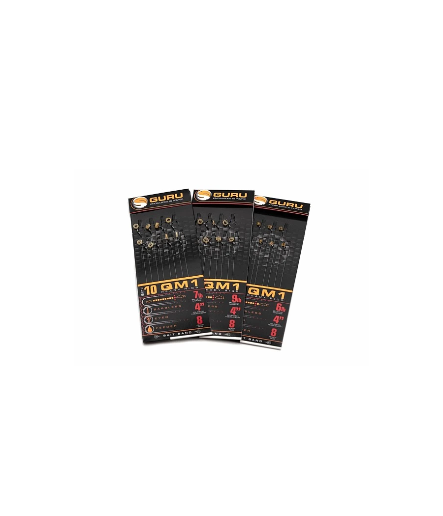 Guru Przypony QM1 Bait Bands Ready Rigs 10cm Guru Przypony QM1 Bait Bands Ready Rigs 10cm