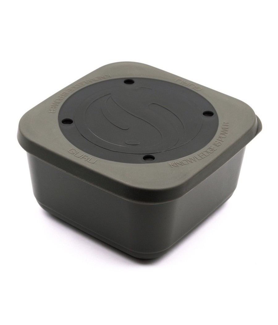 Guru Pudełko Bait Box Solid Lid Green / 3.3pint / 1.8litra