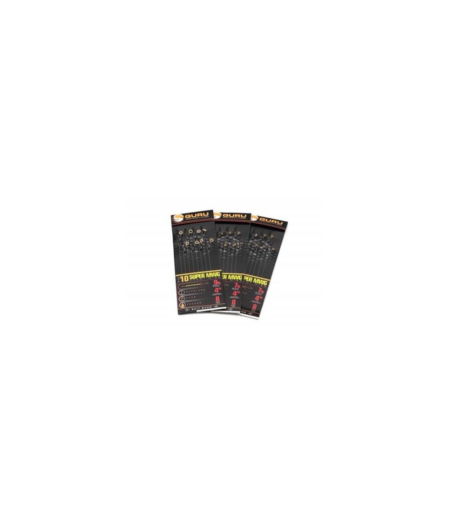 GURU Przypony SMWG Bait Bands 10cm/4" Size 14/7lb/0,19mm