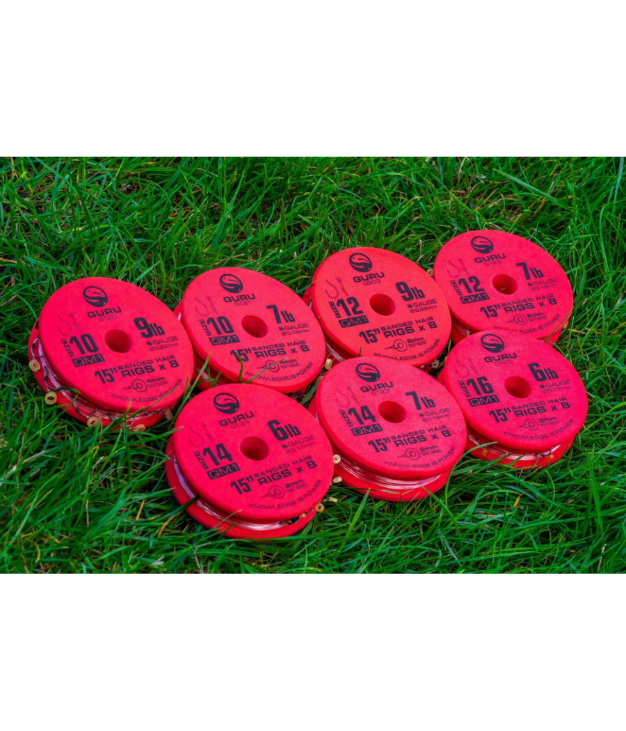 GURU QM1 Bait Bands Rigs 15"/16/6lb/0,17mm przypon