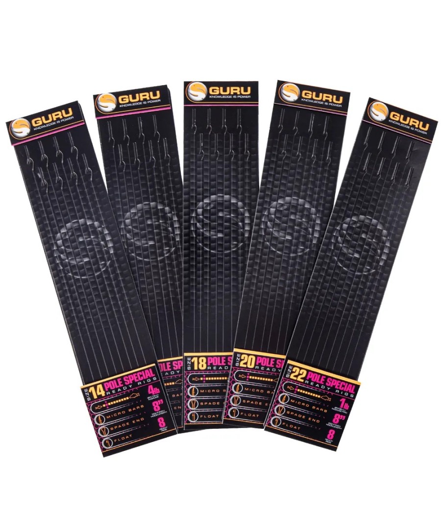 Guru Przypony Pole Special Rigs 8 inch Size 18 (0.10mm)