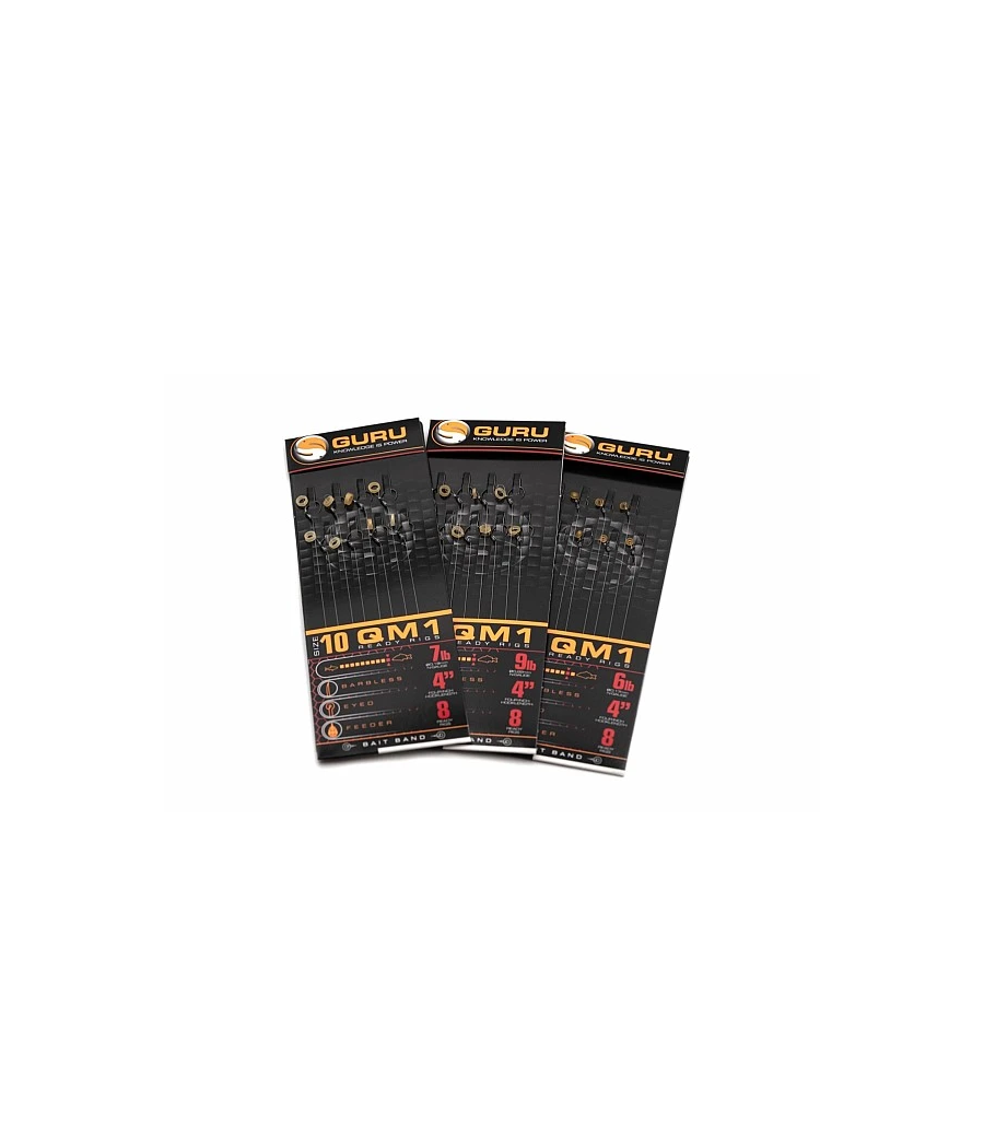 Guru Przypony QM1 Bait Band Rigs 10cm 0.17mm - 16