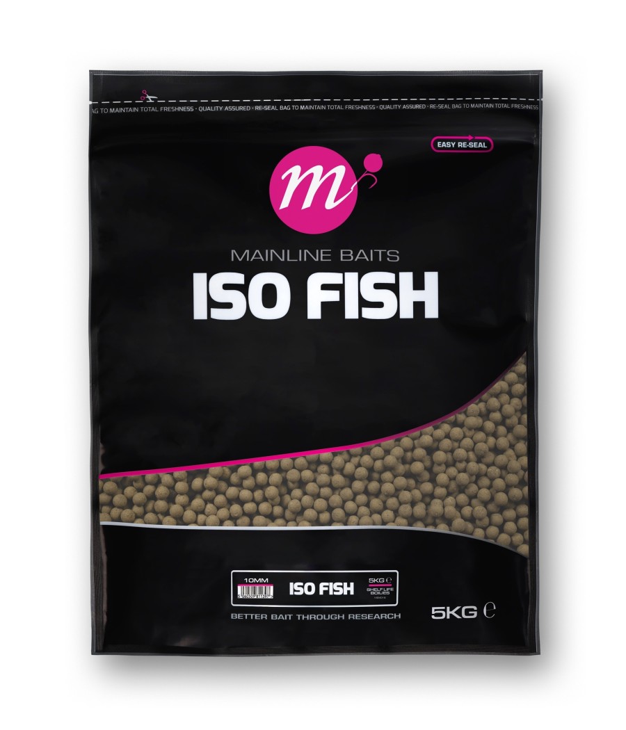 Mainline Kulki Proteinowe Shelf Life ISO Fish 10mm - 5kg Mainline Kulki Proteinowe Shelf Life ISO Fish 10mm - 5kg