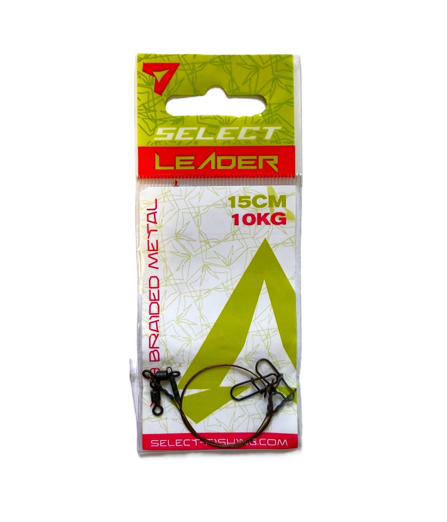 Select Przypony 1x19 Braided Metal 15cm/10kg