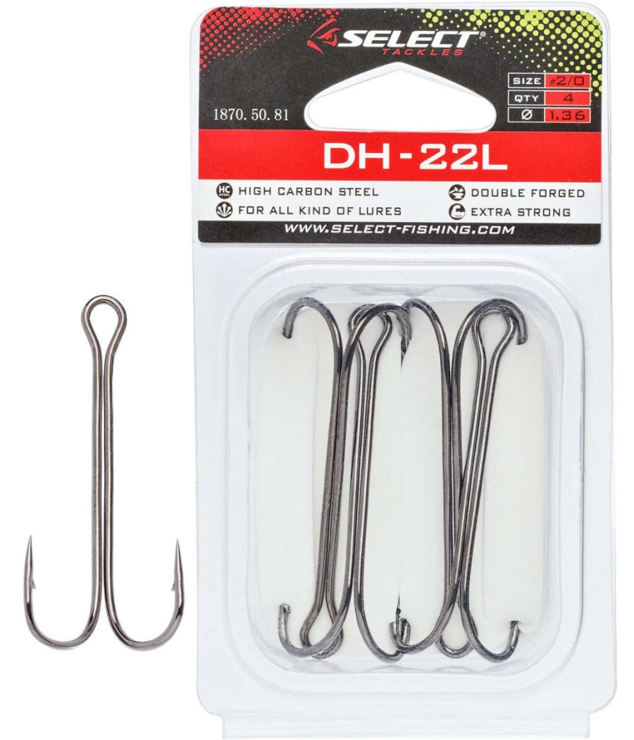 Select Double Hook 8 DH-22L Podwójny Hak Select Double Hook 8 DH-22L Podwójny Hak