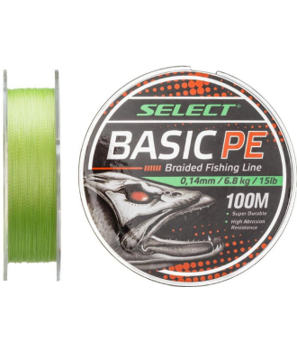 Select Plecionka Basic PE 4X 18lb 150m Green Light 0,16mm Spinning