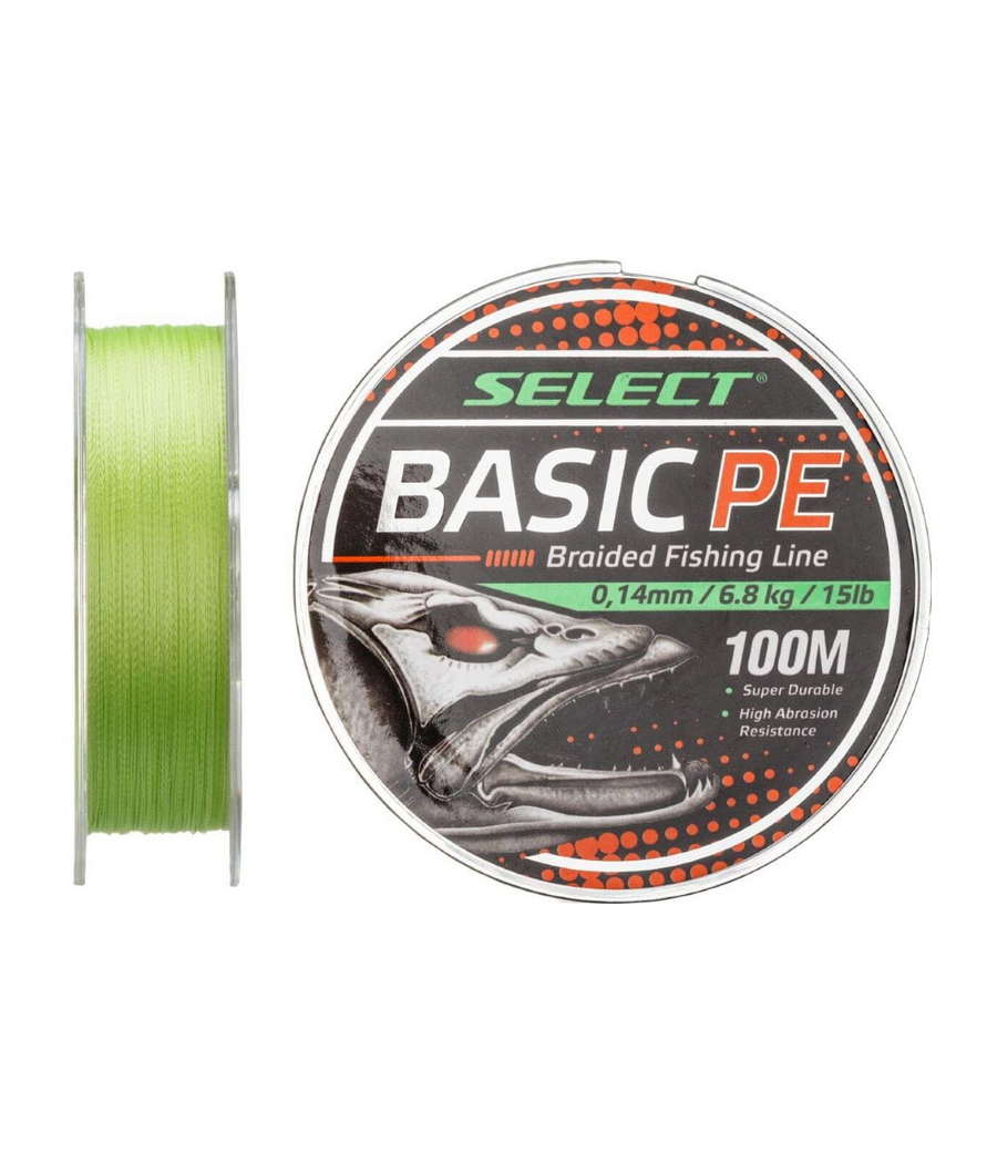 Select Plecionka Basic PE 4X 5lb 150m Green Light 0,04mm Spinning Select Plecionka Basic PE 4X 5lb 150m Green Light 0,04mm Spinning