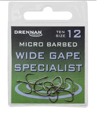 Drennan Haczyki Wide Gape Specialist nr 16 10 szt