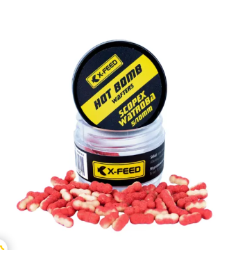 X-Feed Wafters Hot Bomb Scopex Wątoba 5/10mm dwukolor przyęta