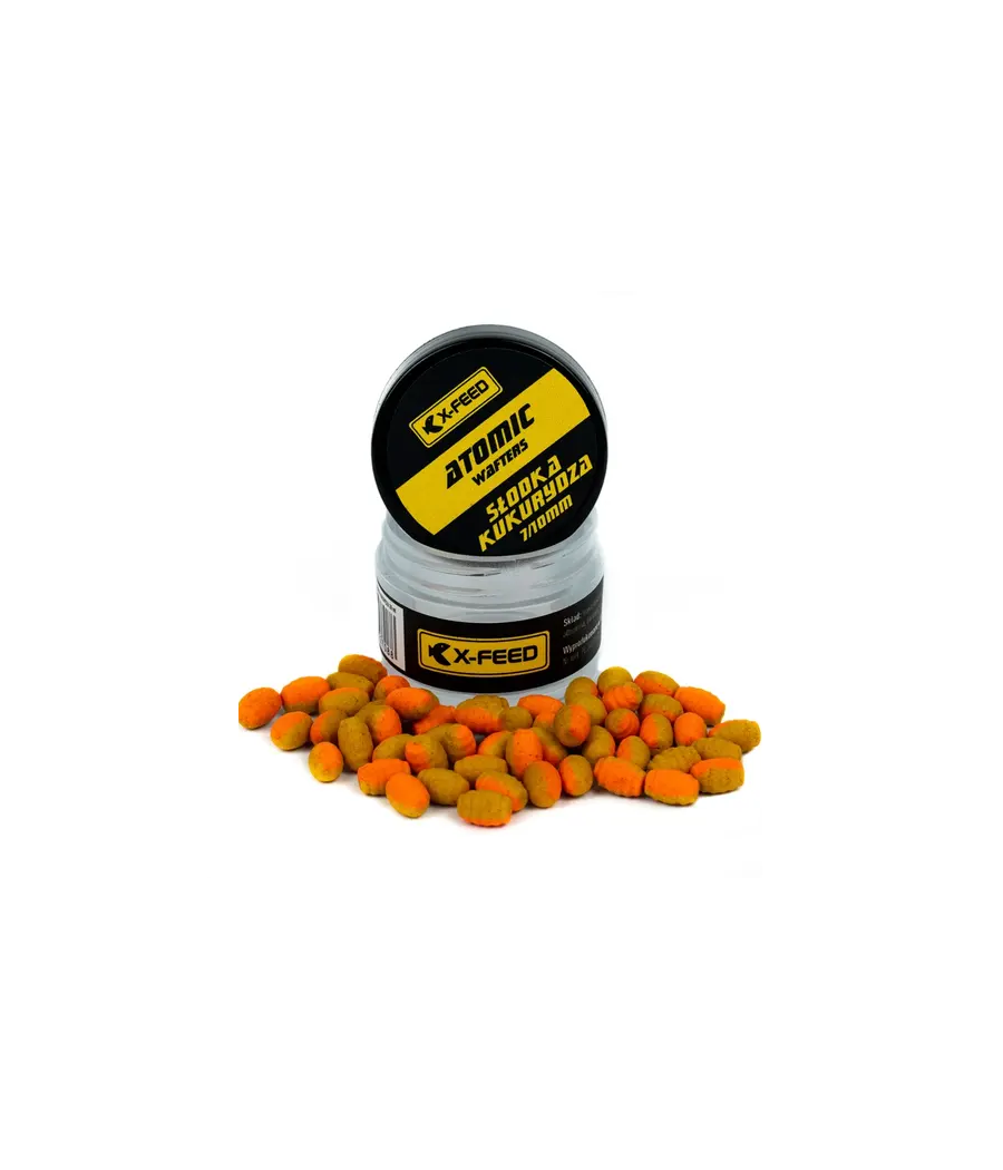 X-Feed Wafters Atomic Słodka Kukurydza 7/10mm dwukolor przyęta