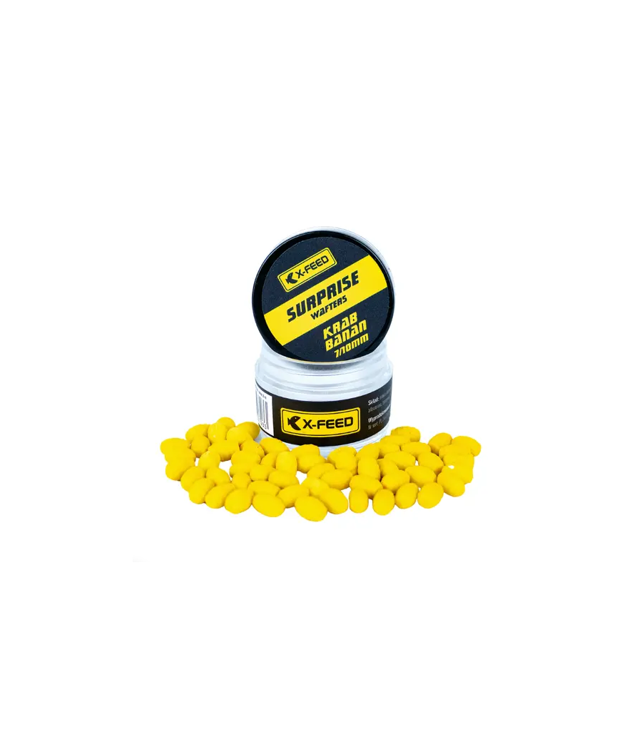 X-Feed Wafters Surprise Krab Banan 7/10mm przyęta X-Feed Wafters Surprise Krab Banan 7/10mm przyęta