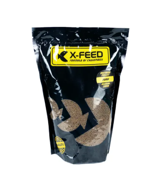 X-Feed Fury Migdał pellet 2mm 1kg Method MIX
