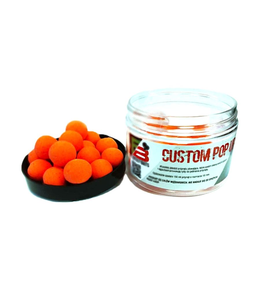 Fantazy Baits Custom Pop Up King Fruit kulki przynętowe 150ml 16mm Fluo Fantazy Baits Custom Pop Up King Fruit kulki przynętowe 150ml 16mm Fluo