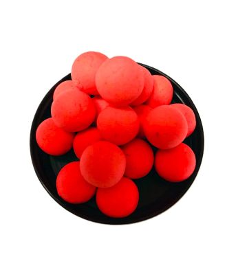 Fantazy Baits Custom Pop Up Truskawka kulki przynętowe 150ml 16mm Fluo