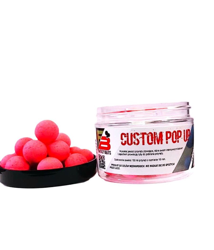 Fantazy Baits Custom Pop Up D21 kulki przynętowe 150ml 16mm Fluo