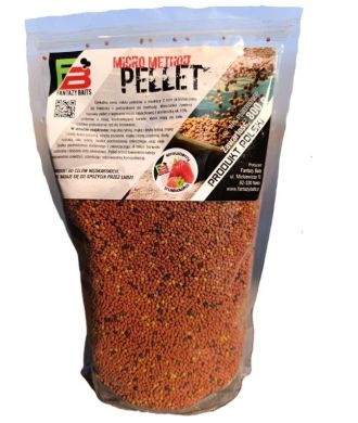 Fantazy Baits Micro Method Pellet Truskawka 2mm