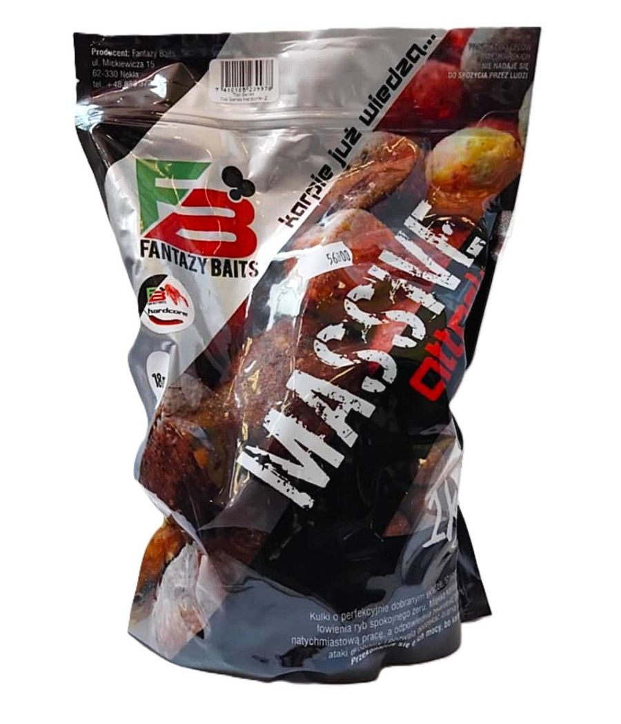 Fantazy Baits Massive Attack Squid 24mm kulki zanętowe 1kg Fantazy Baits Massive Attack Squid 24mm kulki zanętowe 1kg