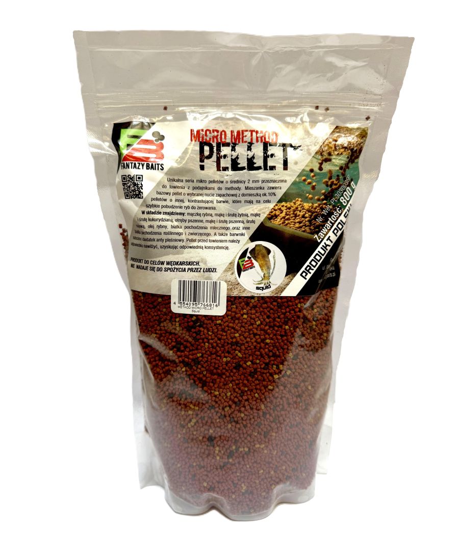 Fantazy Baits Micro Method Pellet Squid 2mm Fantazy Baits Micro Method Pellet Squid 2mm