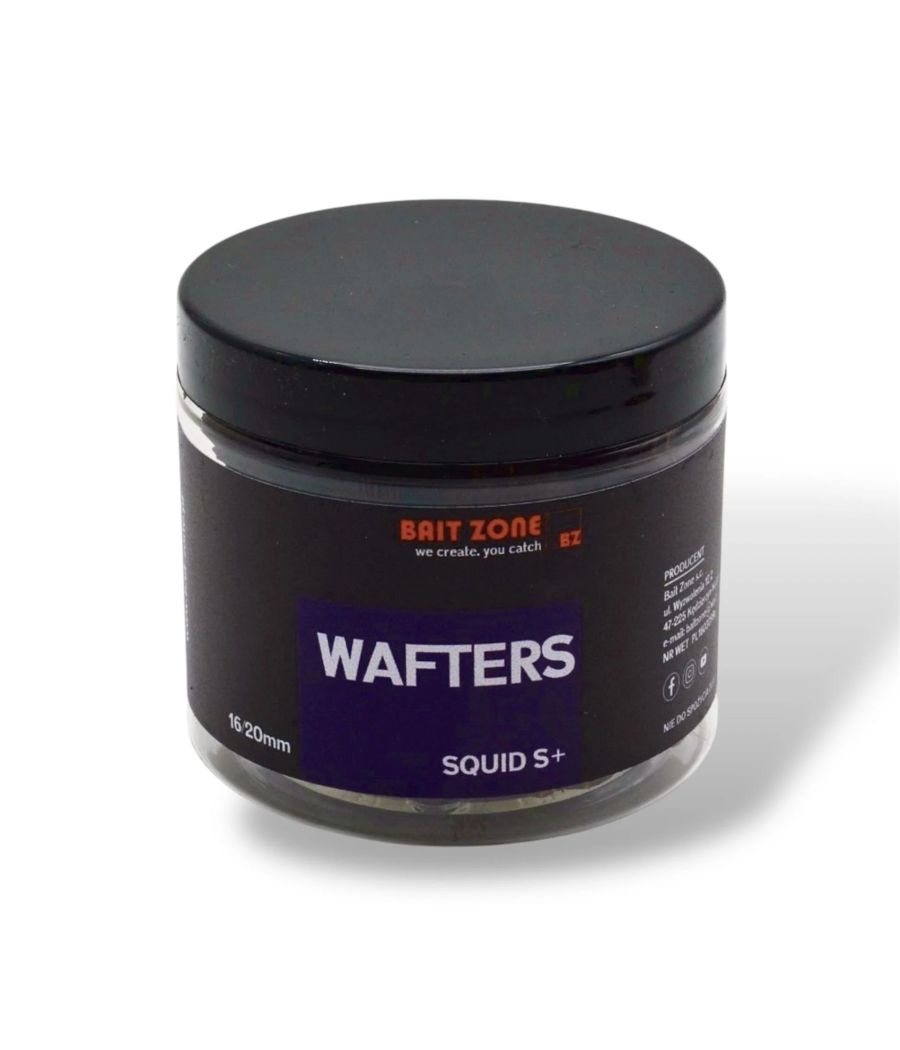 Bait Zone Wafters Squid S+ 16/20mm Bait Zone Wafters Squid S+ 16/20mm