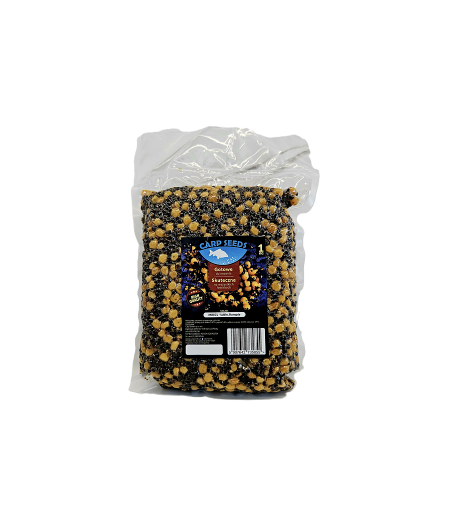 Carp Seeds Miks L Łubin Konopie 1kg