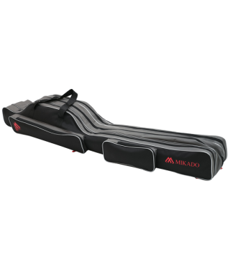 Mikado Pokrowiec 3 Komorowy Czarny 160cm rod holdall