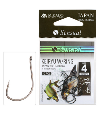 Mikado Haczyk Sensual KEIRYU W/Ring z uszkiem nr 10