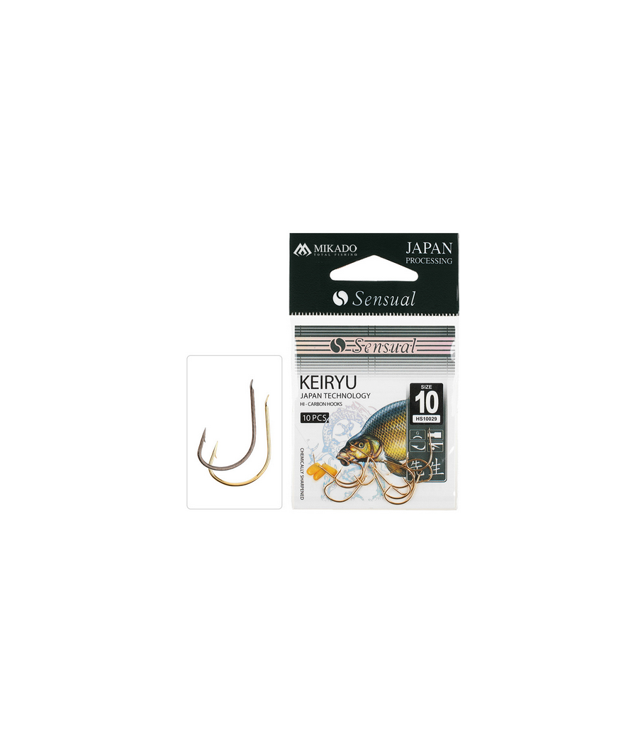 Mikado Haczyk Sensual Keiryu roz.12 szt.10 łopatka Gold