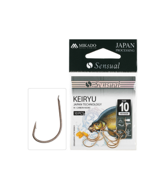 Mikado Haczyk Sensual Keiryu roz.6 szt.10 łopatka Czarny nikiel