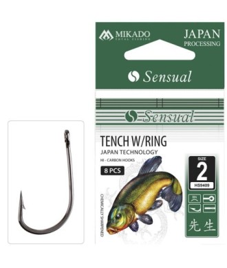 Mikado Haczyk Sensual Tench W/Ring roz 14 - 10szt