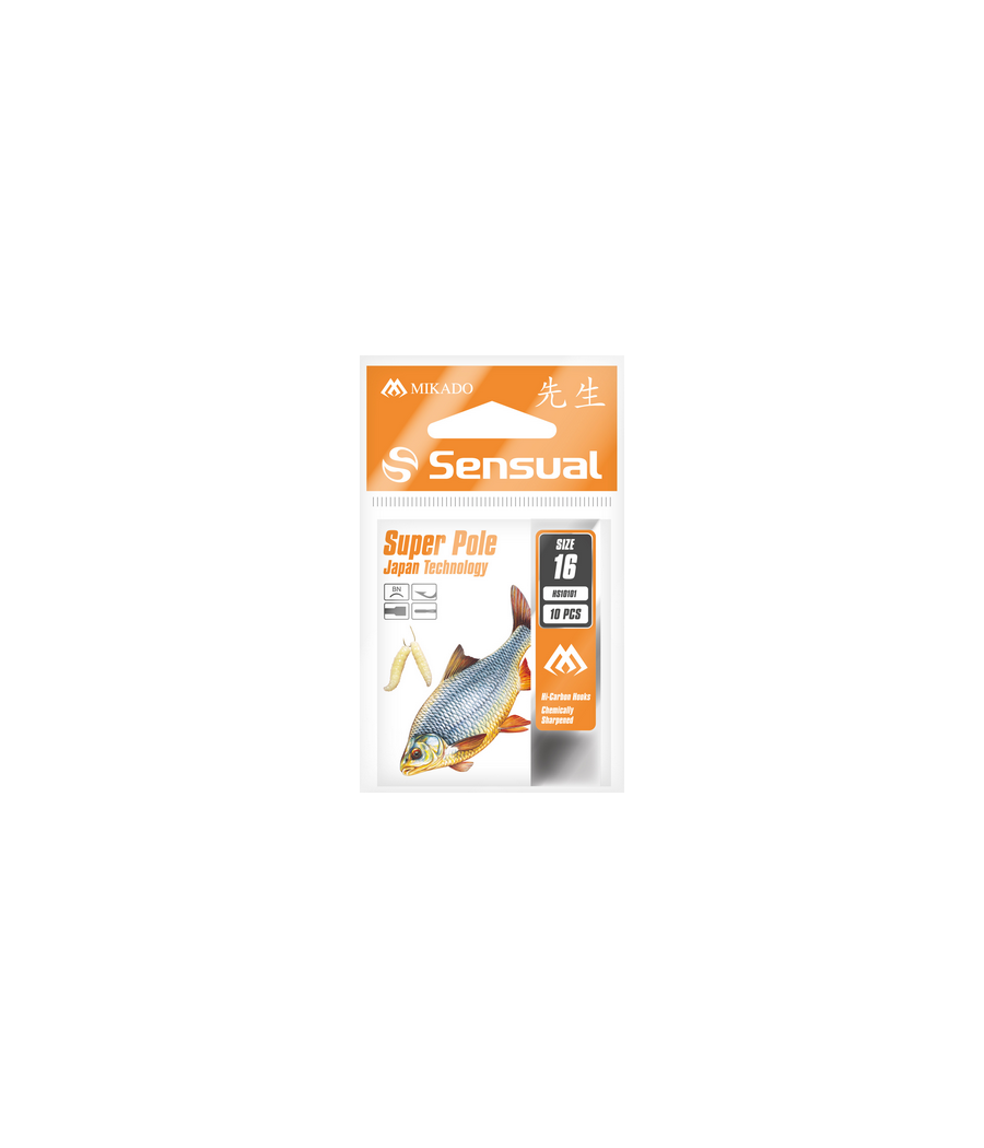 Mikado Haczyk Sensual Super Pole roz.12 szt.10 black nikiel