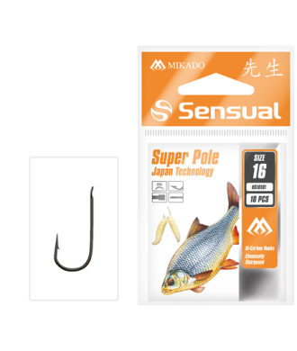 Mikado Haczyk Sensual Super Pole roz.14 szt.10 black nikiel