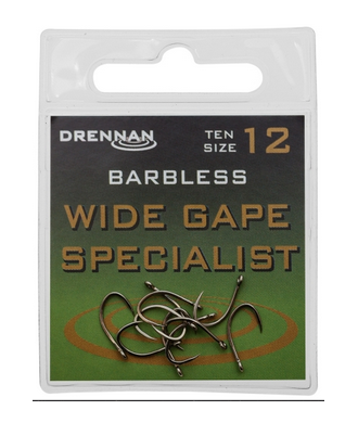 Drennan Haczyki Wide Gape Specialist nr.6 szt.10 barbless