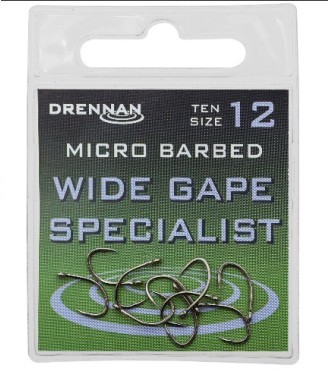 Drennan Haczyki Wide Gape Specialist nr 8 10 szt