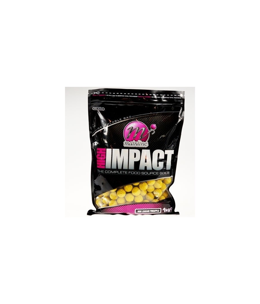 kaper sklep MAINLINE High Impact H/L Ananas Boilies 15mm 1kg