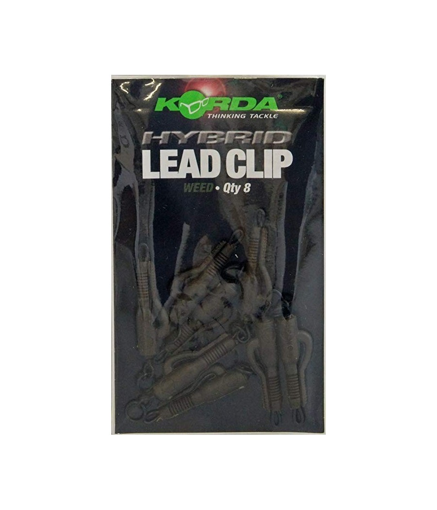 KORDA Hybrid lead Clip Weed klips 8szt