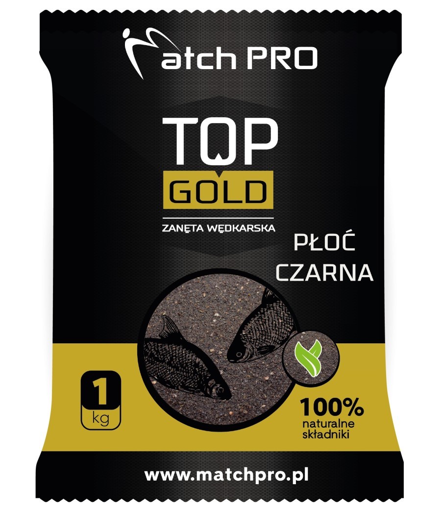 kaper sklep MatchPro Top Gold Płoć Czarna Zanęta 1kg