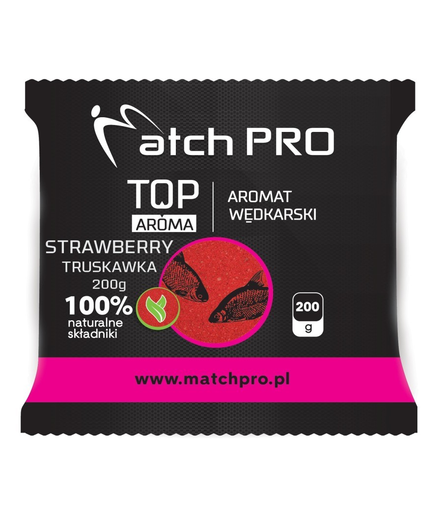 kaper slep MatchPro Top Aroma Truskawka Aromat Wędkarski 200g