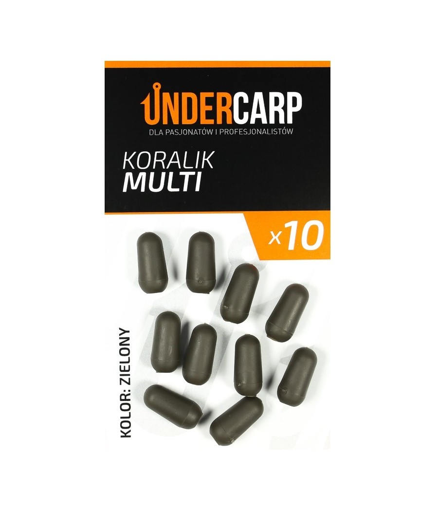 kaper sklep UNDERCARP KORALIK Multi Zielony 10szt