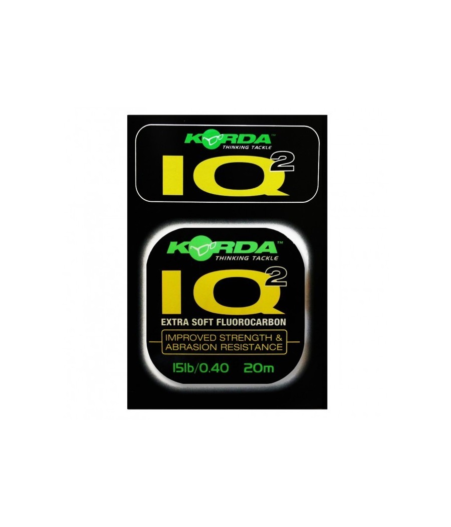 Korda IQ2 Extra Soft Fluorocarbon Hooklink 15LB